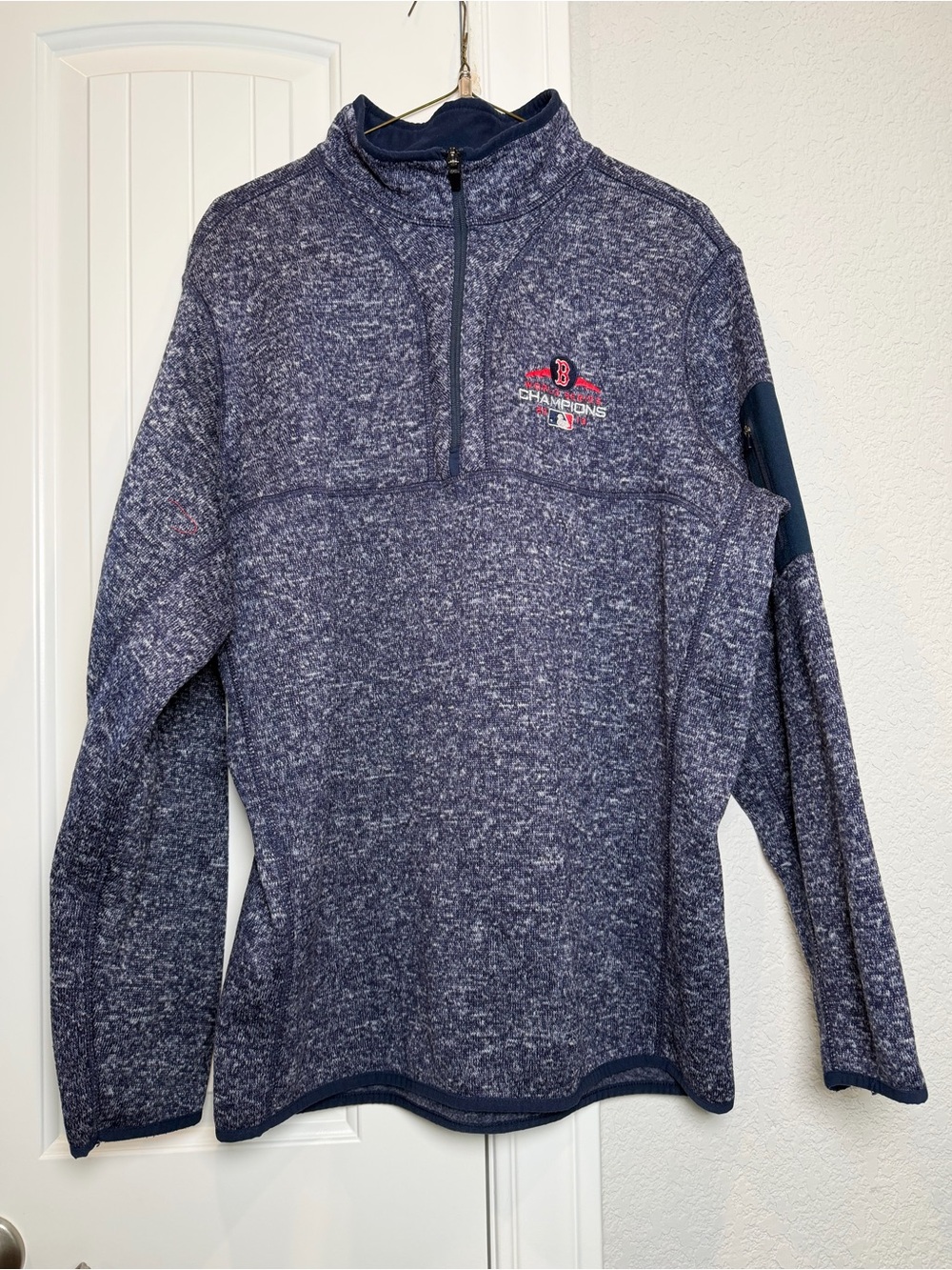 Antigua Men's Boston Navy Zip-Up Jacket